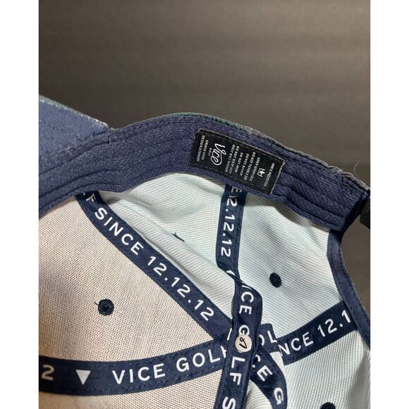 Vice Golf Plaid Hat Green Tartan Adjustable Strapback Cap Embrace Your Vice - Picture 5 of 5